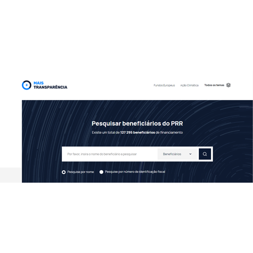 Pesquisar beneficiários do PRR no portal Mais Transparência dados gov