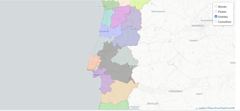 Distritos, concelhos, freguesias e heráldica de Portugal